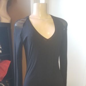 Fuzzi Beautiful Black Nylon dress Size XL